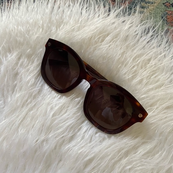 mcm square sunglasses acetate 52 mm tortoise square 100% UV protection unisex - Picture 7 of 16